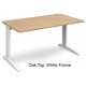 TR10 800mm Deep Cable Managed Office Desk